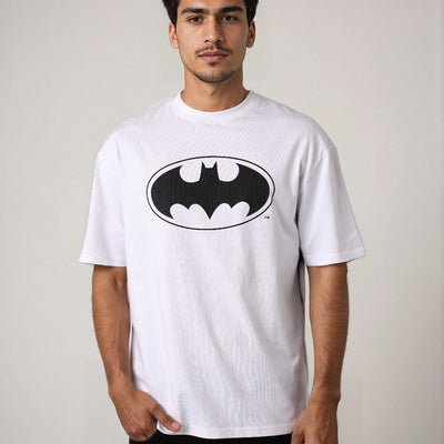 Men's Batman Printed Boxy Fit T-shirt