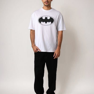 Men's Batman Printed Boxy Fit T-shirt