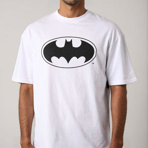 Men's Batman Printed Boxy Fit T-shirt