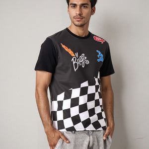 Men's Bugs Bunny Printed Slim Fit T-shirt