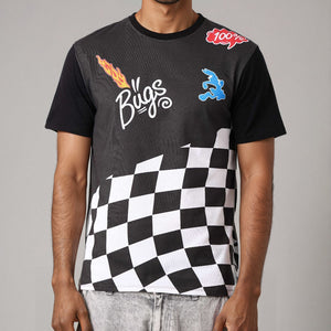 Men's Bugs Bunny Printed Slim Fit T-shirt