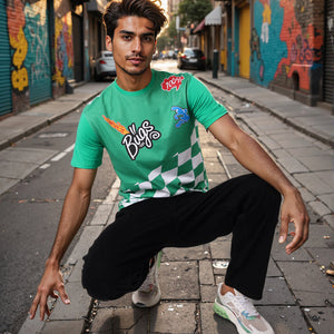 Men's Bugs Bunny Back Printed Slim Fit T-shirt