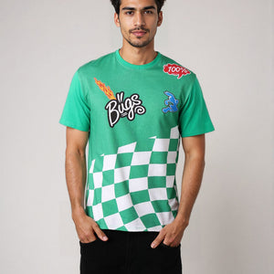 Men's Bugs Bunny Back Printed Slim Fit T-shirt