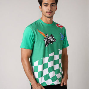 Men's Bugs Bunny Back Printed Slim Fit T-shirt