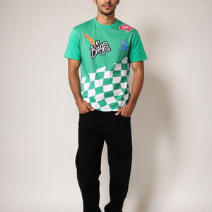 Men's Bugs Bunny Back Printed Slim Fit T-shirt