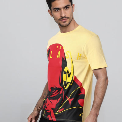 Men's Slim Fit Flash Print T-Shirt
