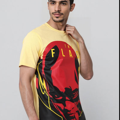 Men's Slim Fit Flash Print T-Shirt