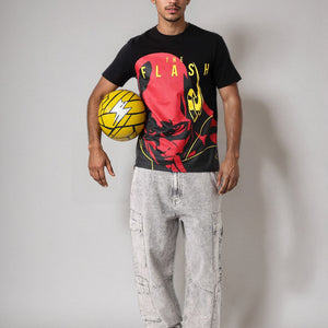 Men's Flash Printed Slim Fit T-shirt