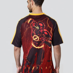 Men's Boxy Fit Flash Print T-Shirt