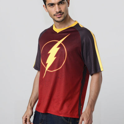 Men's Boxy Fit Flash Print T-Shirt