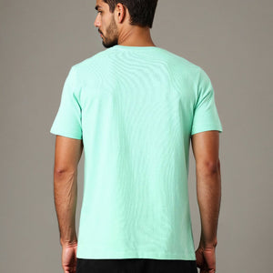 Men's Slim Fit Character Print Crew Neck T-shirt