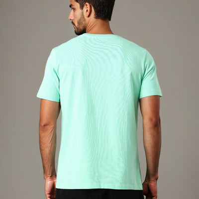 Men's Slim Fit Character Print Crew Neck T-shirt