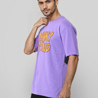 Men's Boxy Fit Johnny Bravo Back Print T-Shirt