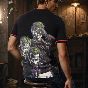 Men's Slim Fit Character Print Crew Neck T-shirt