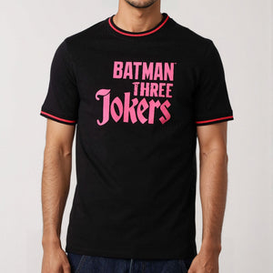 Men's Slim Fit Character Print Crew Neck T-shirt