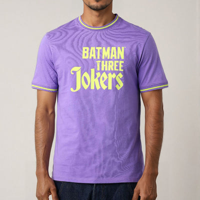 Men's Slim Fit Character Print Crew Neck T-shirt