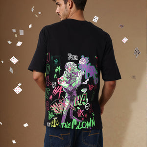 Men's Boxy Fit Joker Back Print T-shirt