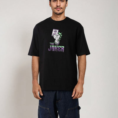 Men's Boxy Fit Joker Back Print T-shirt