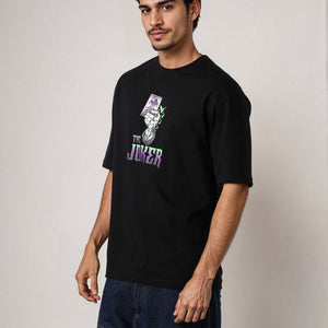 Men's Boxy Fit Joker Back Print T-shirt
