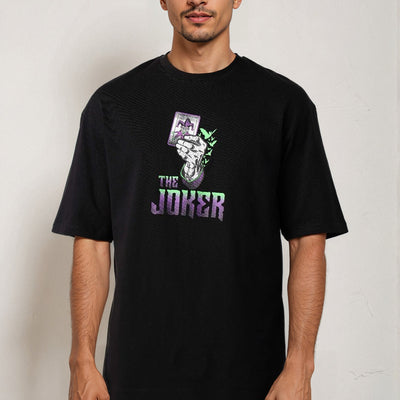 Men's Boxy Fit Joker Back Print T-shirt