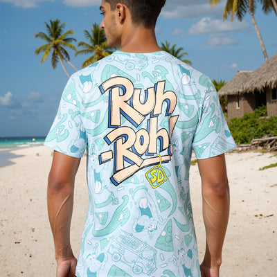 Men's Slim Fit Scooby-Doo Print T-Shirt