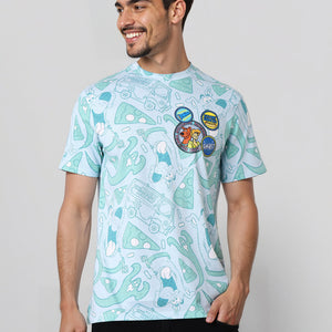 Men's Slim Fit Scooby-Doo Print T-Shirt