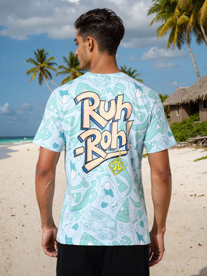 Men's Slim Fit Scooby-Doo Print T-Shirt
