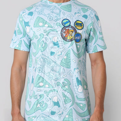 Men's Slim Fit Scooby-Doo Print T-Shirt