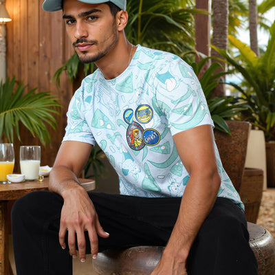 Men's Slim Fit Scooby-Doo Print T-Shirt