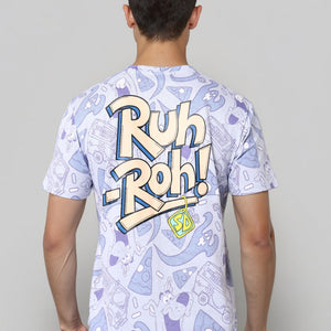 Men's Slim Fit Scooby-Doo Print T-Shirt