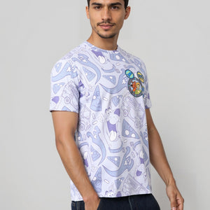 Men's Slim Fit Scooby-Doo Print T-Shirt