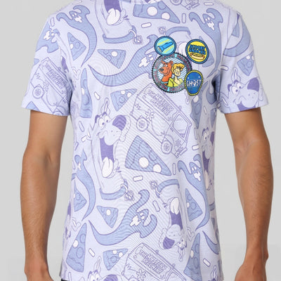 Men's Slim Fit Scooby-Doo Print T-Shirt