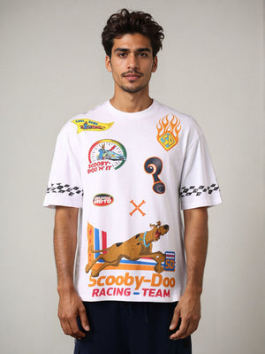 Men's Scooby-Doo Printed Boxy Fit T-shirt