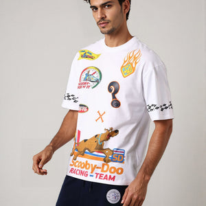 Men's Scooby-Doo Printed Boxy Fit T-shirt