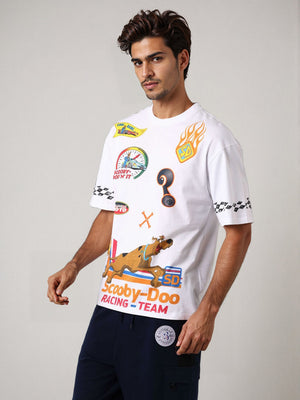 Men's Scooby-Doo Printed Boxy Fit T-shirt