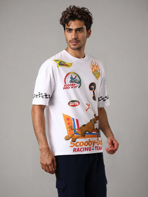 Men's Scooby-Doo Printed Boxy Fit T-shirt