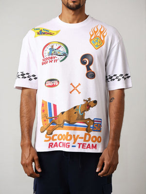 Men's Scooby-Doo Printed Boxy Fit T-shirt