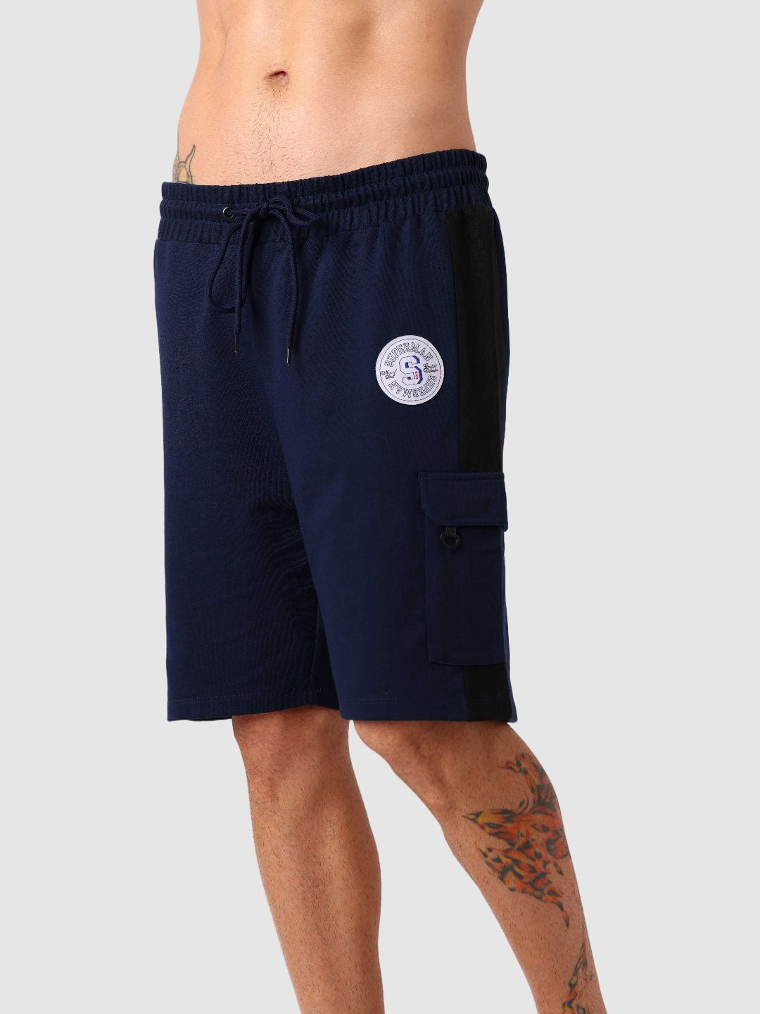 Men's Superman Printed Oversized Fit Shorts