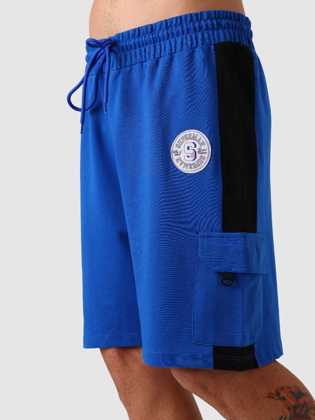 Men's Superman Printed Oversized Fit Shorts