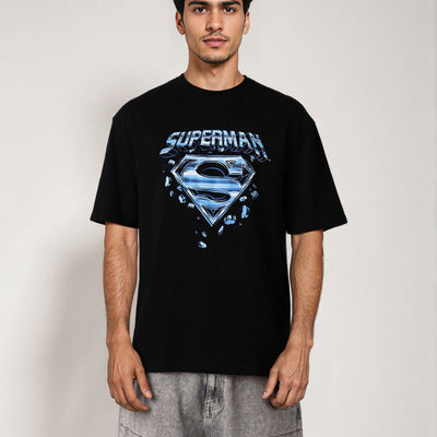 Men's Slim Fit Character Print Crew Neck T-shirt