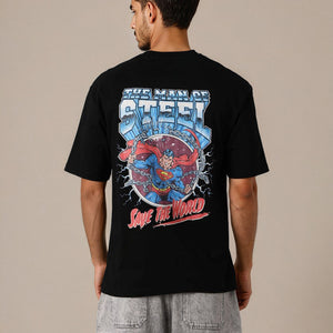Men's Slim Fit Character Print Crew Neck T-shirt
