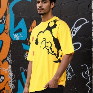 Men's Boxy Fit Looney Tunes Print T-Shirt