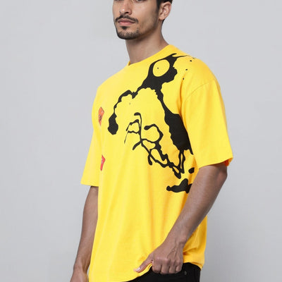 Men's Boxy Fit Looney Tunes Print T-Shirt