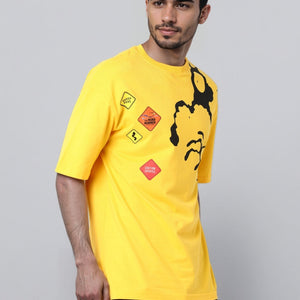 Men's Boxy Fit Looney Tunes Print T-Shirt