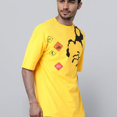 Men's Boxy Fit Looney Tunes Print T-Shirt