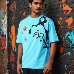 Men's Looney Tunes Printed Boxy Fit T-shirt