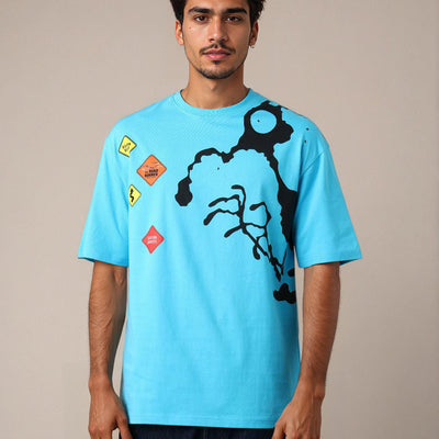 Men's Looney Tunes Printed Boxy Fit T-shirt