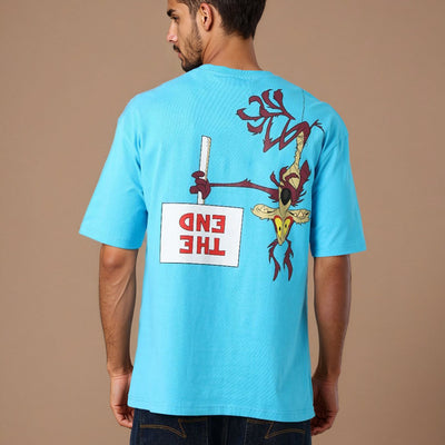 Men's Looney Tunes Printed Boxy Fit T-shirt