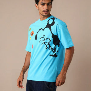 Men's Looney Tunes Printed Boxy Fit T-shirt