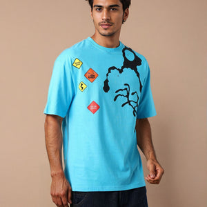 Men's Looney Tunes Printed Boxy Fit T-shirt